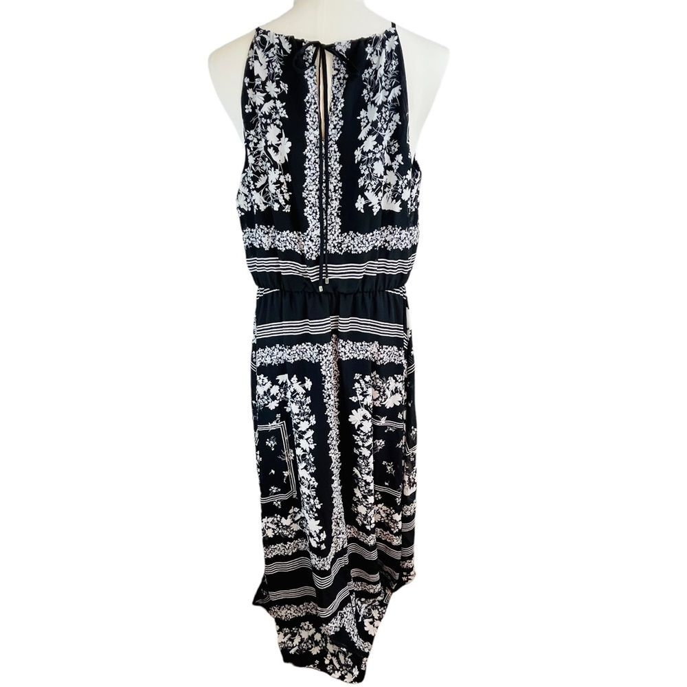 JULIA JORDAN Black White Print‎ Maxi Dress Sz 16 New NWT Cruise Vacation Wedding - Picture 7 of 13